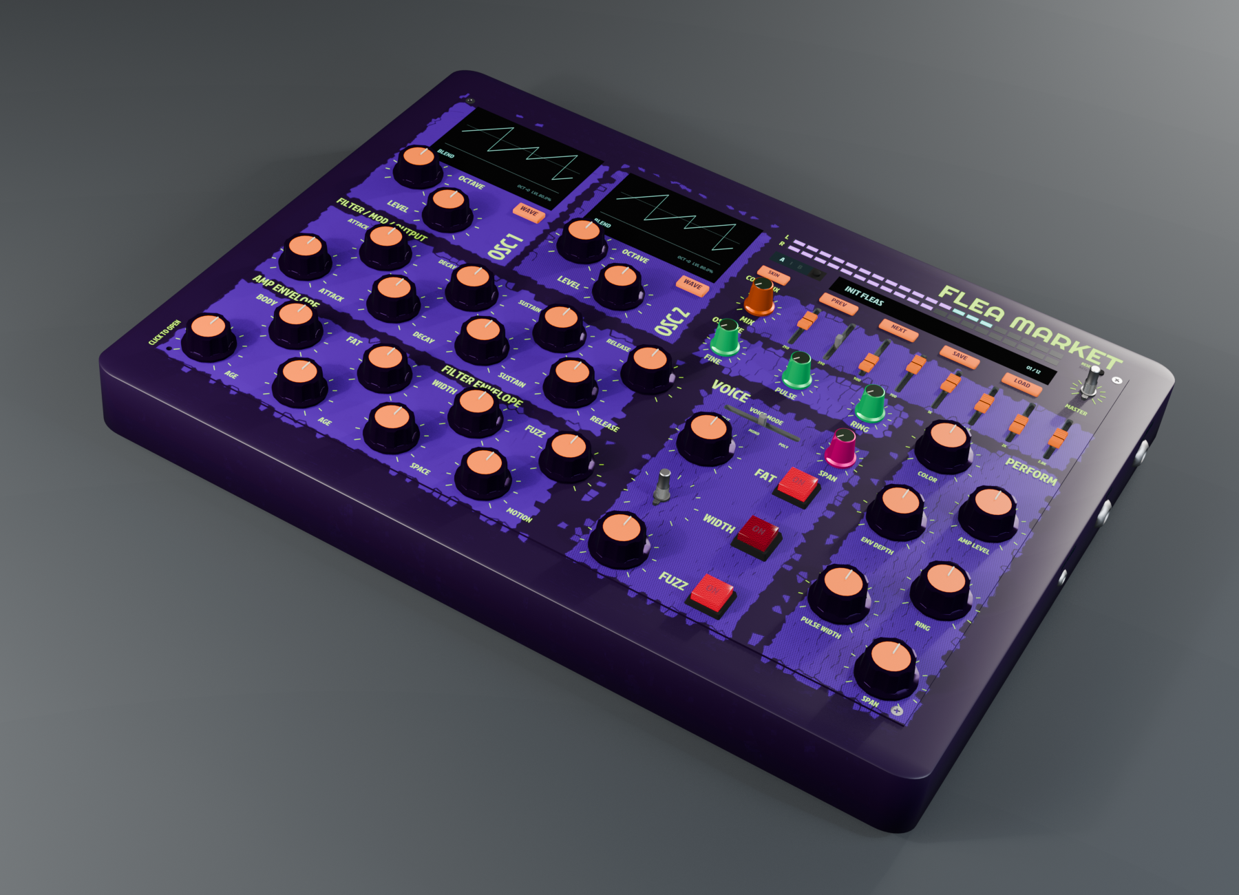 Limited purple case concept render